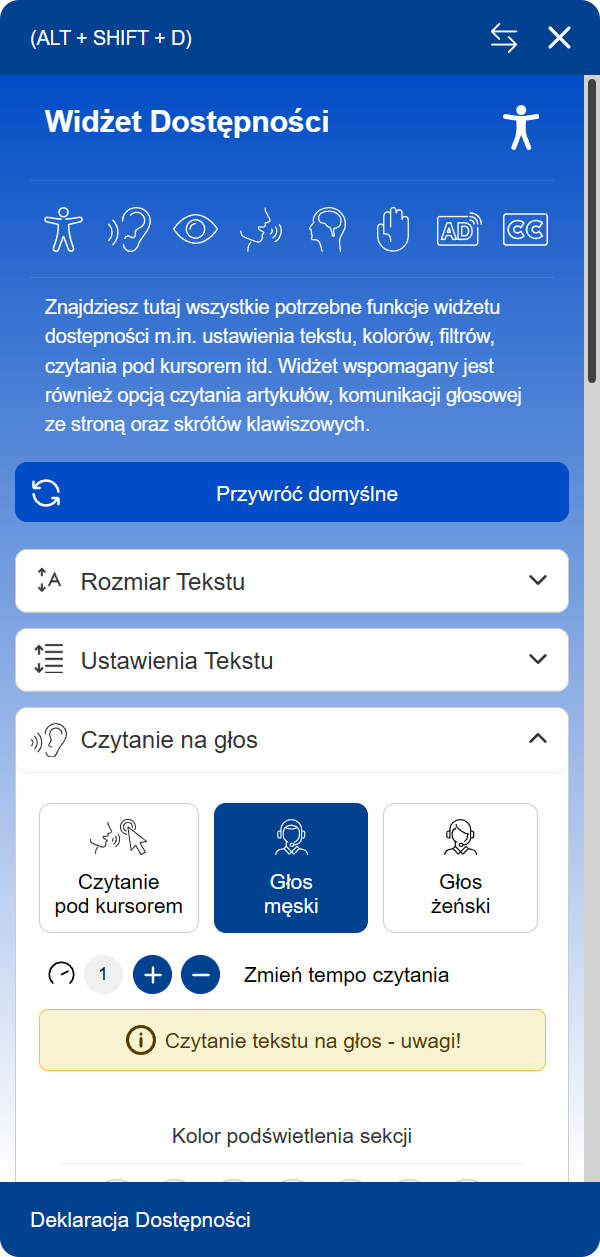 Widżet WCAG, zgodność z WCAG 2.2